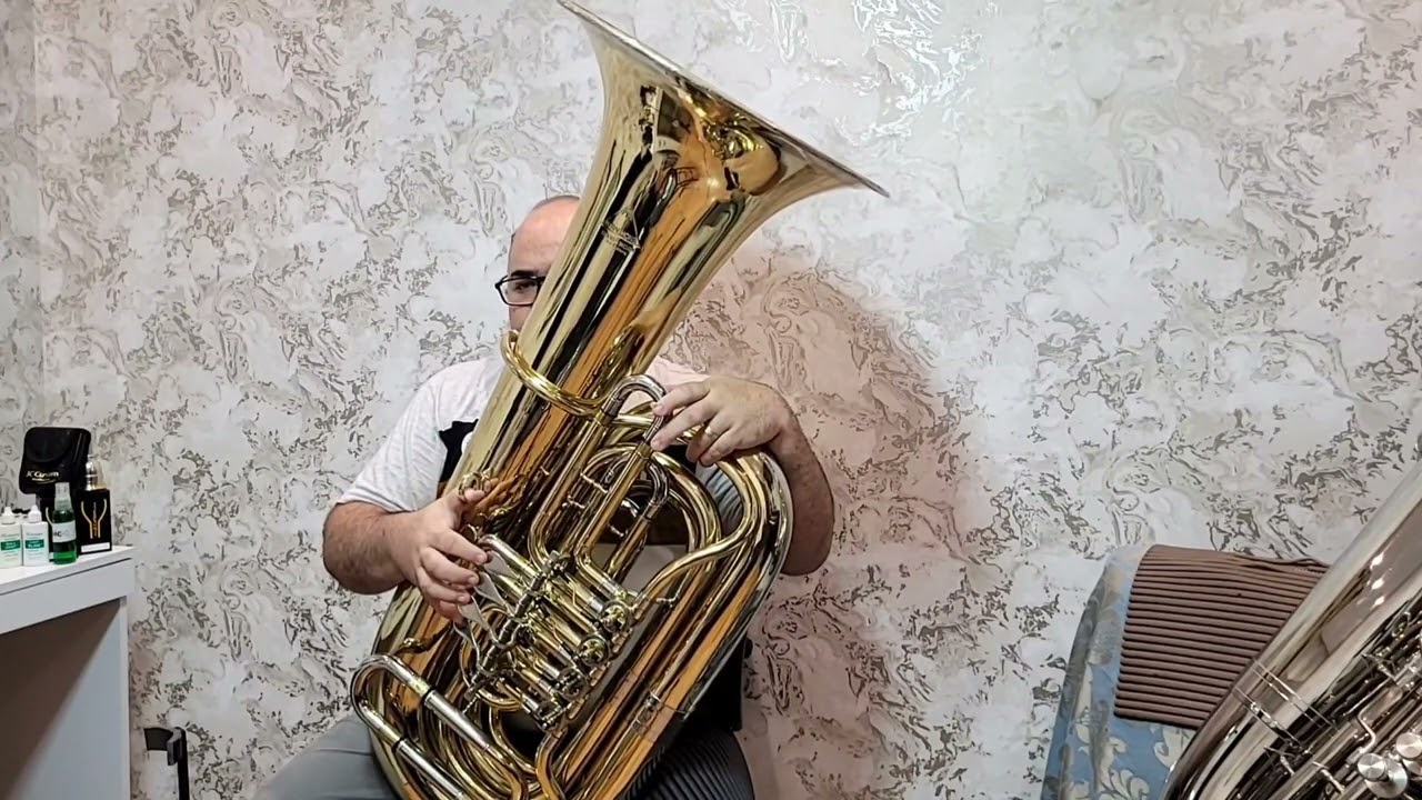 Hino 218 CCB - Oh! Jubilemos devotos de Cristo | Tuba Miraphone 186