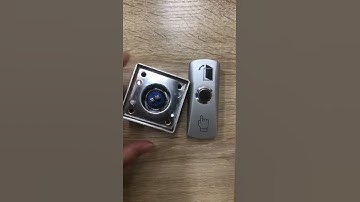 DC12V Zinc Alloy Door Exit Push Button Exit Switch For Door Access Control System Exit Release Butto