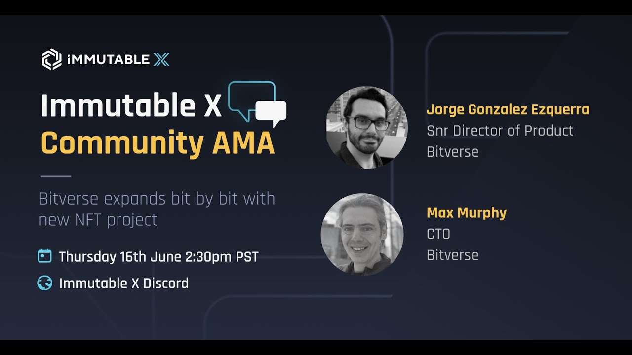 ⚔️ BITVERSE AMA WITH IMMUTABLE X ⚔️