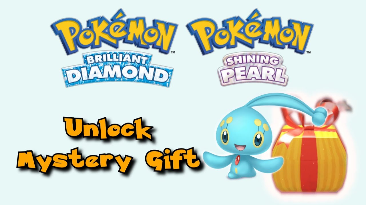 How To Unlock Mystery Gift Pokemon Brilliant Diamond & Shining Pearl