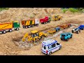 Mini tractor trolley parking video | jcb tractor video | jcb cartoon | truck wala