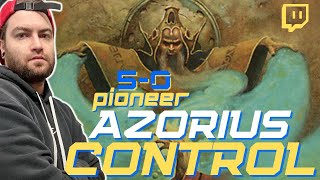 Amazing 5-0 Undefeated  Azorius Control Deck in Pioneer! | Magic the Gathering Online Gameplay