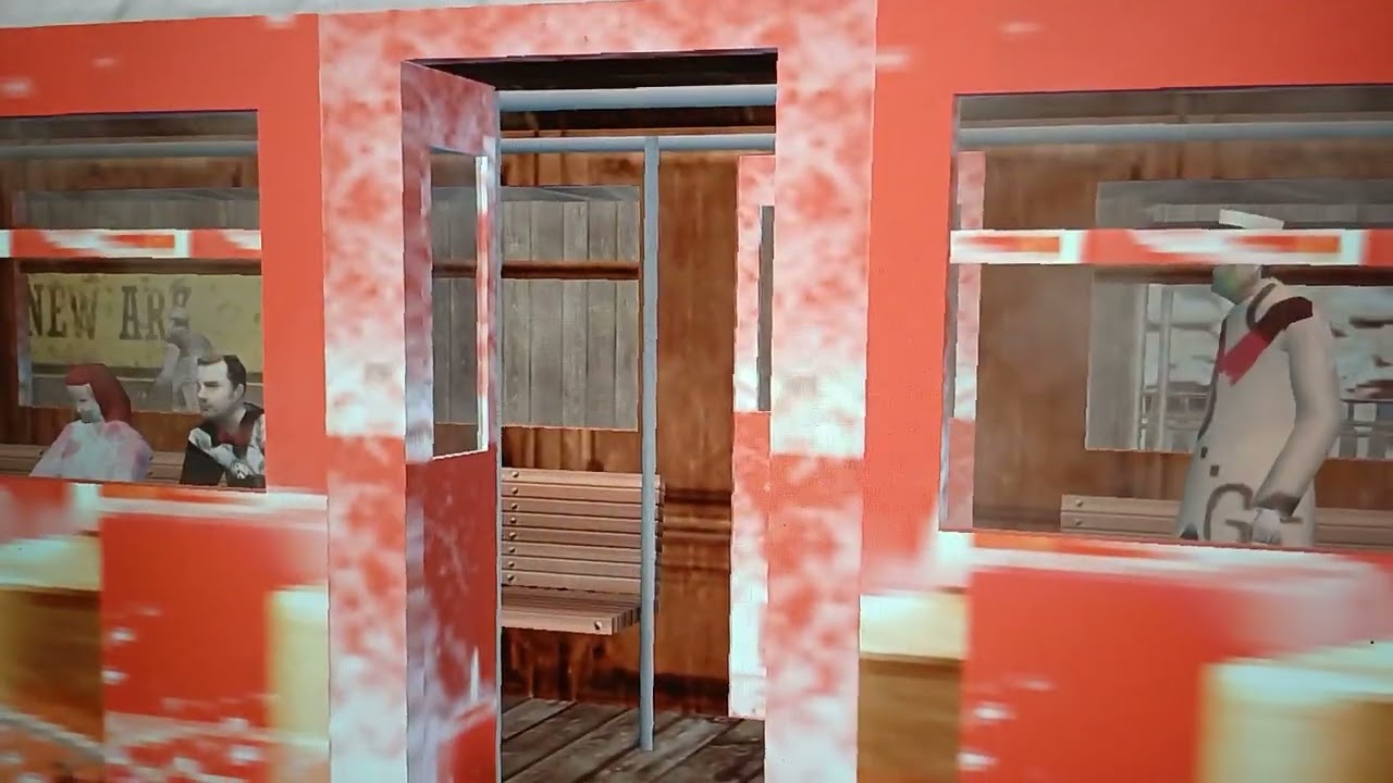 Mafia 1 Schnee Mod Příjezd a čekání nadzemky na stanici New Ark