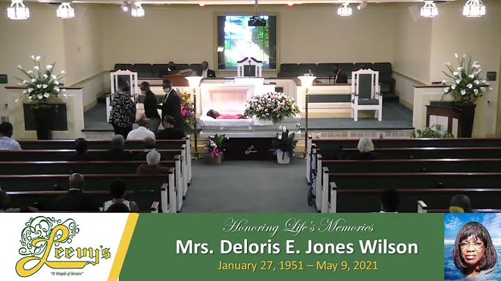 Mrs. Deloris Elaine Jones Wilson - May 14, 2021 - ...