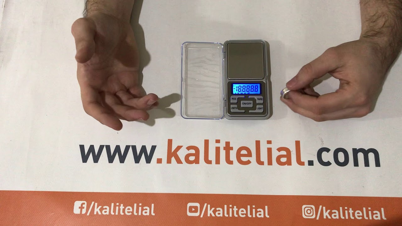 Dijital Hassas Cep Terazisi - www.kalitelial.com