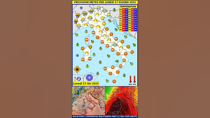 METEO #SHORTS – Forte Caldo ed Afa Ovunque – LUN 27 GIU