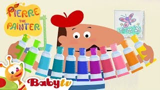 Pierre the Painter  🎨  | Nursery Rhymes & Songs for kids @BabyTV Resimi