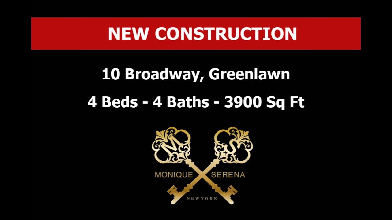4 BED, 4 BATH NEW CONSTRUCTION IN GREENLAWN, NY YouTube