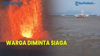 UPDATE❗ PENAMPAKAN AIR LAUT SURUT DI PESISIR LAMPUNG DIDUGA IMBAS ERUPSI ANAK KRAKATAU