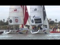 Mark Trap at the Finish, Bruni v Minoprio Monsoon Cup 2013 Qualifying