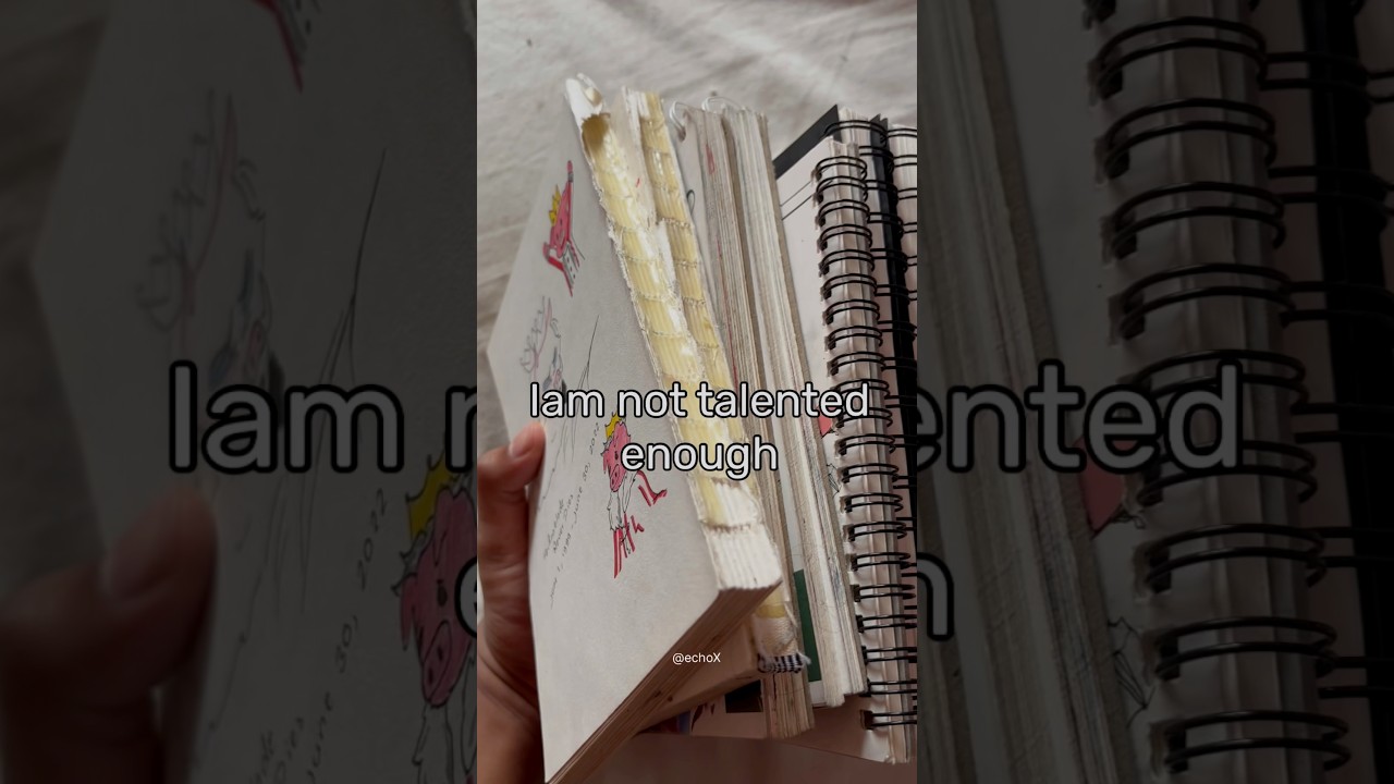 Sketchbook tour 😅 from 2021 