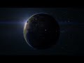 Planet earth in the universe with flares free stock footage background  premium footage  4k