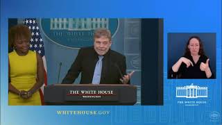 Mark Hamill Visits the White House Press Room