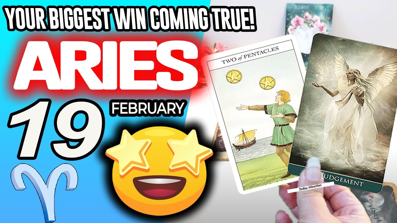 Aries ♈A SURPRISE ARRIVES 💖 horoscope for today FEBRUARY 19 2026 ♈ 