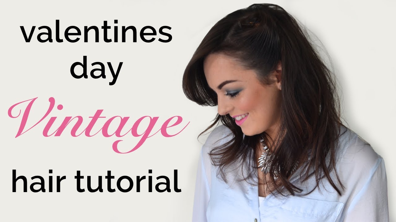 Valentines Day Vintage Hair Tutorial
