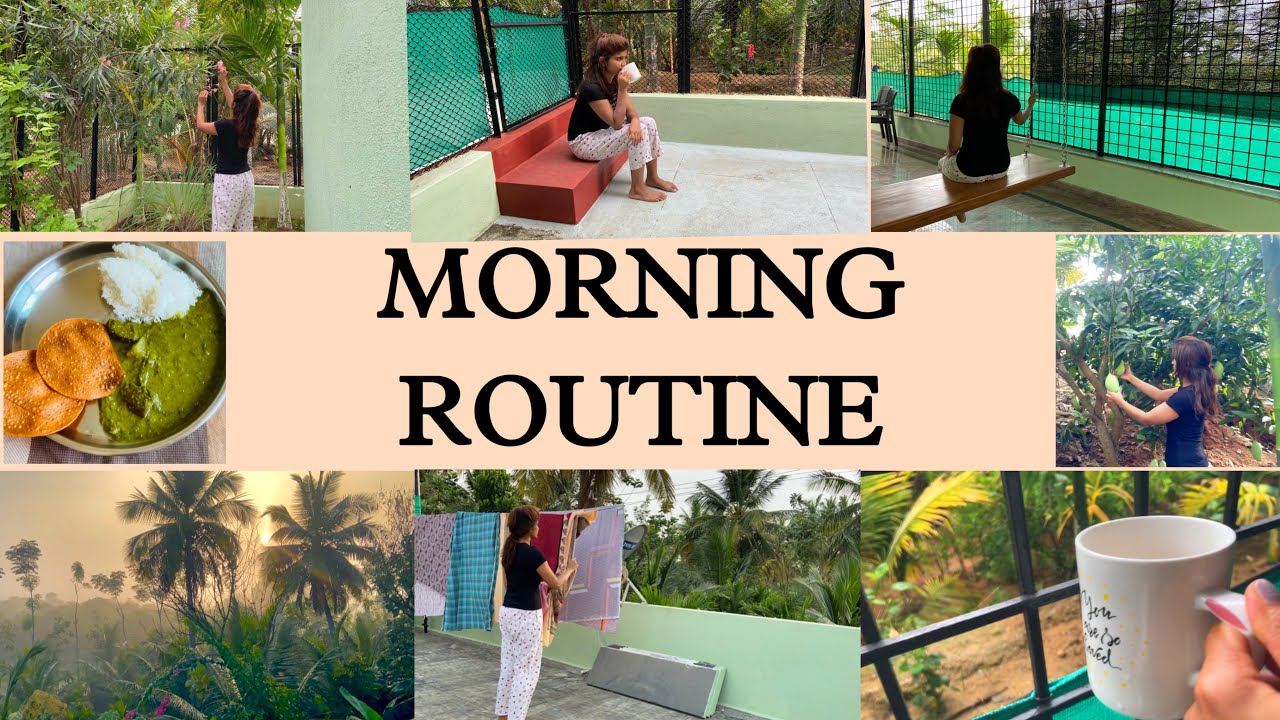 MORNING ROUTINE ,village MORNING ROUTINE,Calm morning routine,Realistic ...