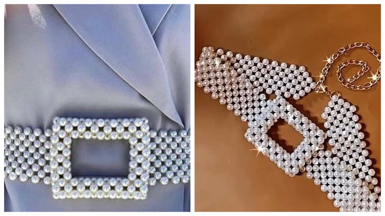 DIY WAIST BEAD BELT// HOW TO MAKE A FASHIONABLE BEAD BELT YouTube