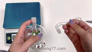Glass Protable Mini  Bongs Bubbler Pipe DP O 0081
