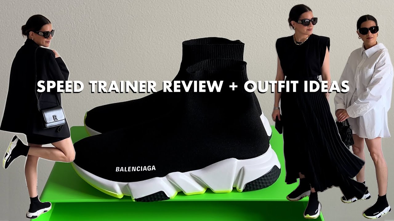 BALENCIAGA SPEED TRAINER at a discount?! REVIEW, TRY ON, UNBOXING & OUTFIT  IDEAS 