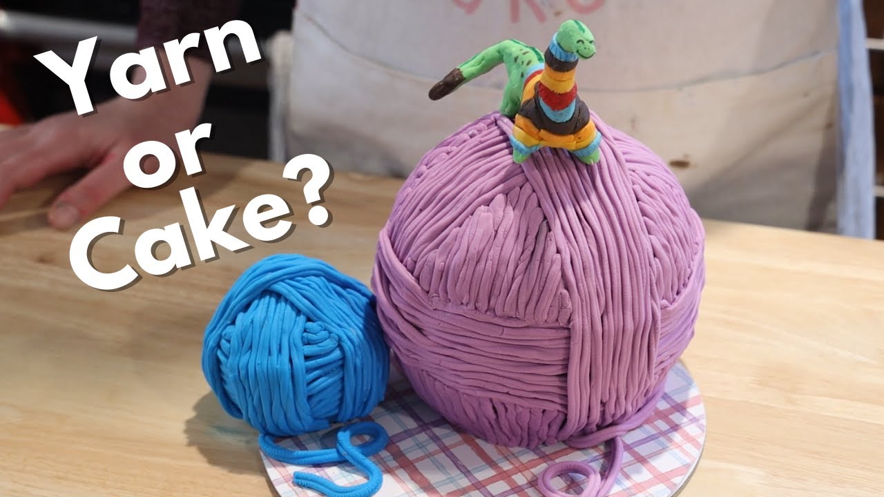 GIANT Yarn Ball Cake Pop From Arch Ravels!! Board Game Bakes YouTube