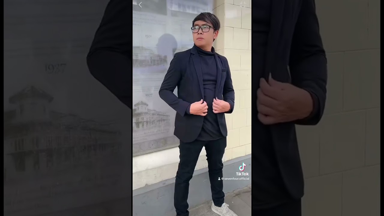 Blazer slimfit blackdop 