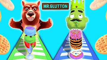 Pancake Rush VS Stacky IceCream Runner 🥞🍦 Level Up Satisfying Gameplay (iOS, Android)