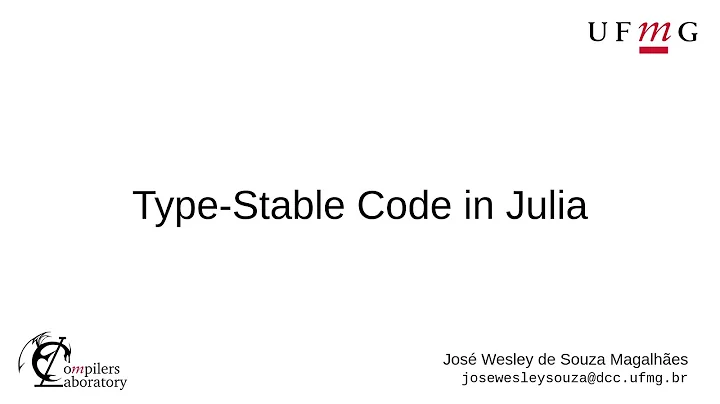 Type-Stable Code in Julia