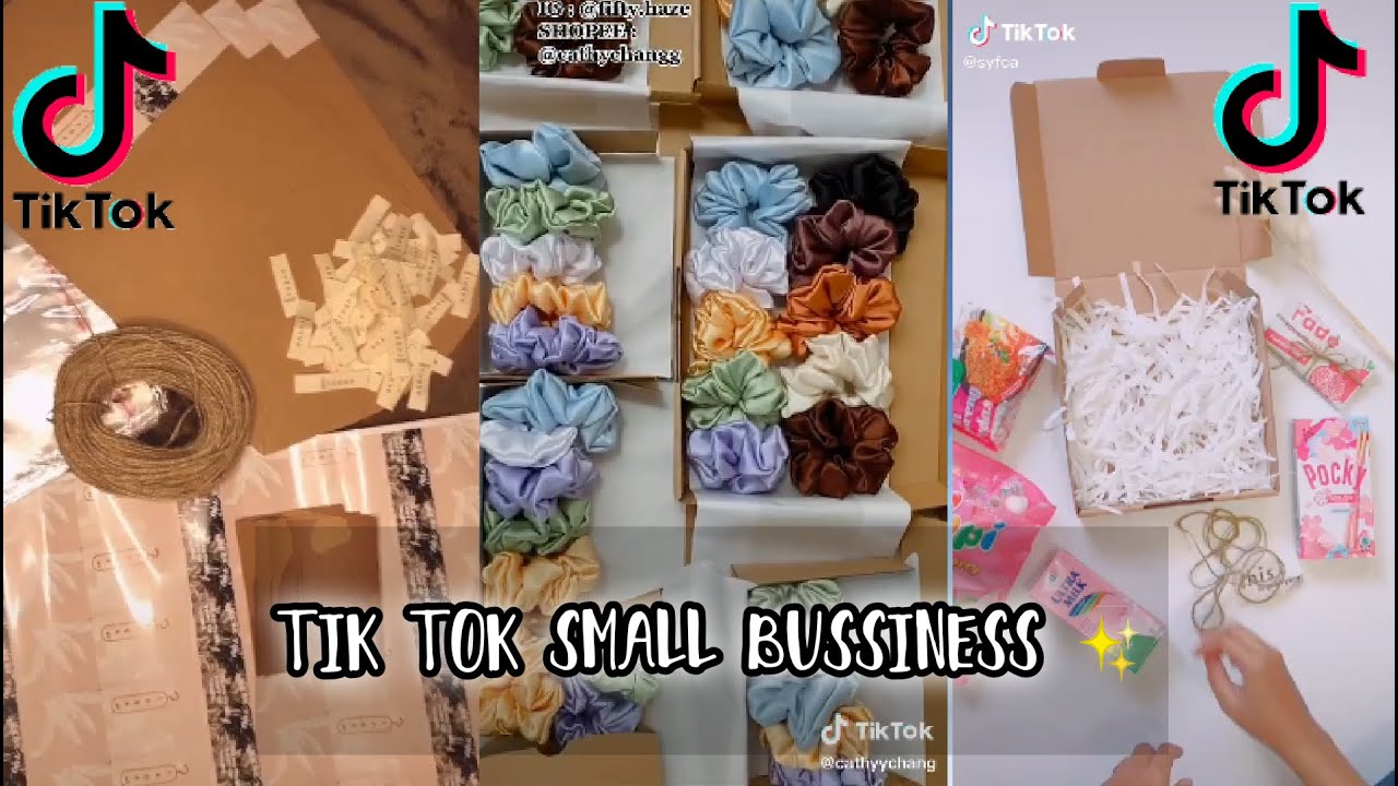TIK TOK SMALL BUSSINESS Part 1 How to Package Orders YouTube