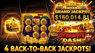 EPIC 4 BACK TO BACK JACKPOTS on Dynamite Dash: ALL ABOARD! #slot #casino #jackpot #slotmachine