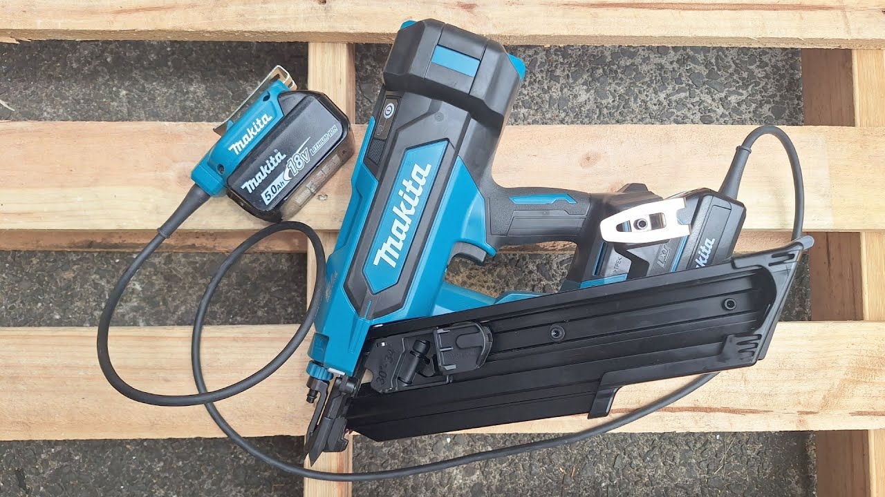 Making The Makita 18v Framing Nailer Lighter and Tip TimeOut - YouTube