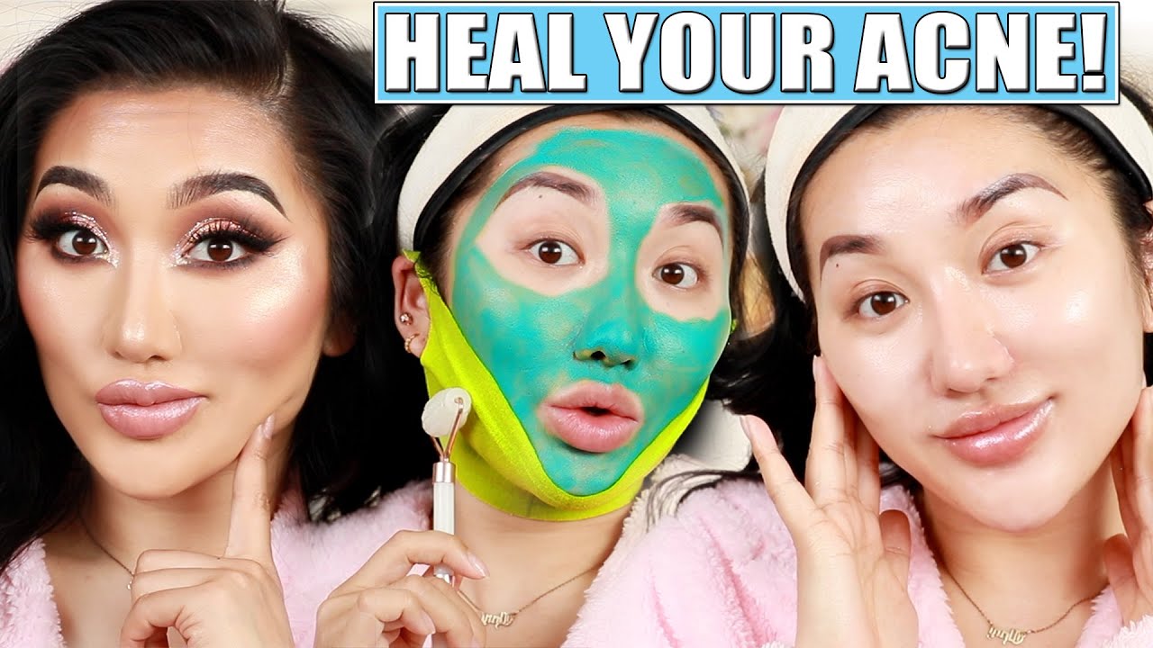 UPDATED SKINCARE ROUTINE FOR OILY ACNE PRONE SKIN | MORNING & NIGHT ...