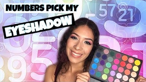 random numbers pick my makeup challenge