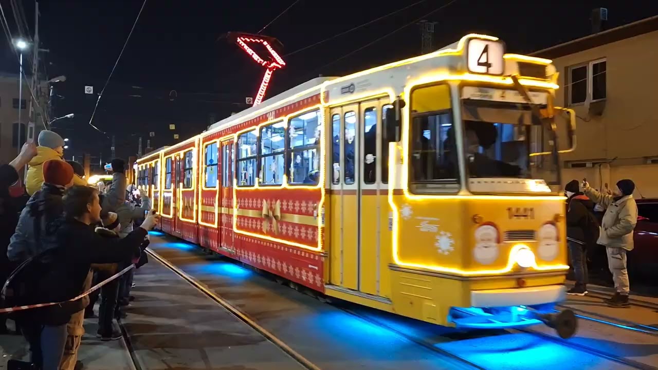 Budapesti fényvillamosok: 2025-ben először / Budapest Christmas Trams: First Run of the Season