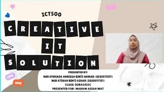 ICT500- ASSIGNMENT 2 CREATIVE IT SOLUTION (MyFit Health Apps)