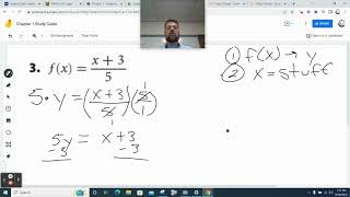 Algebra 2 Chapter 1 Study Guide Problem 3