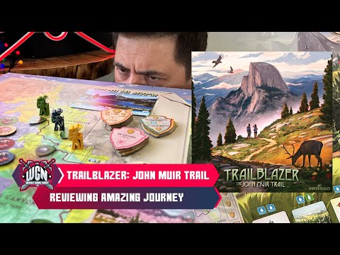 Trailblazer - embark on an amazing journey along The John Muir Trail. Boardgame review.