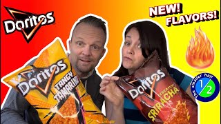 Doritos Tangy Tamarind &amp; Screamin Sriracha Taste Test &amp; Review!!