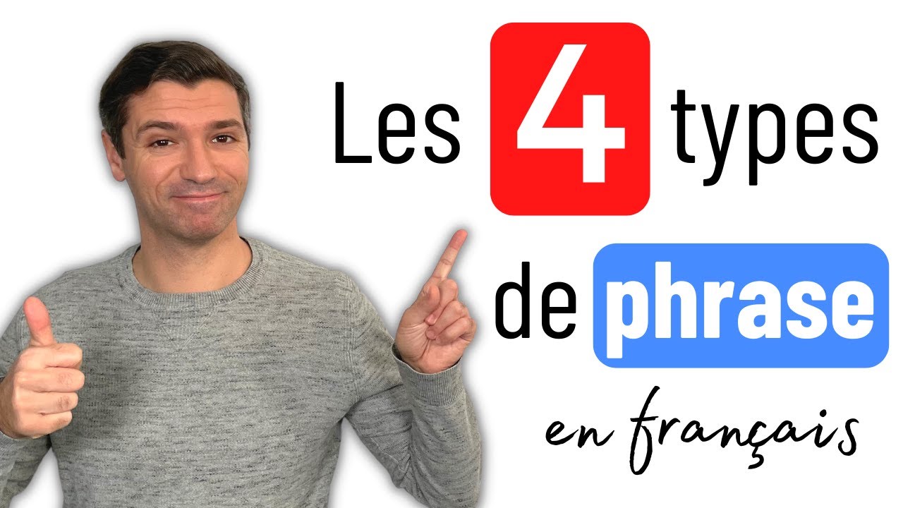 Phonétique française - Les types de phrase et leur intonation en 3 min !
