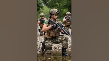 Women Warrior: Female Soldier in Elite Forces #eliteforces #militarygirl #soldier #army #girls #bold