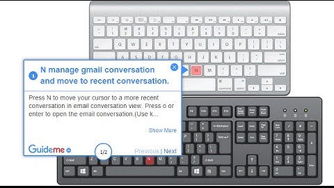 Gmail Keyboard shortcut P N O ~ manage gmail conversation (Previous, Next, Open, Tab Navigation)