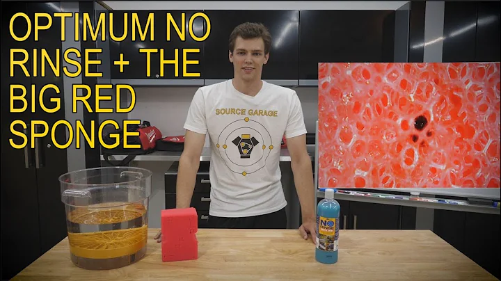Optimum No Rinse and The Big Red Sponge Test