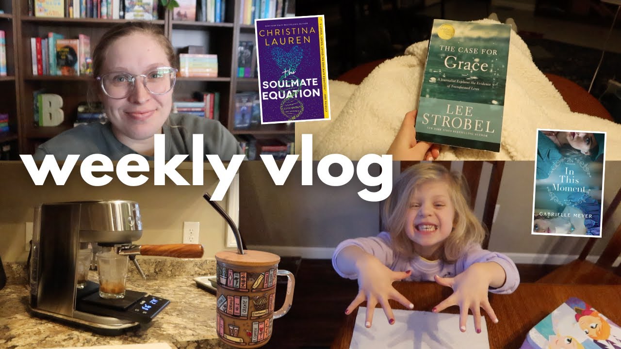 trying to feel better with happy books and self-care! || WEEKLY VLOG #22