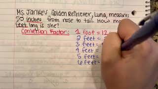 Go Math Grade 6 Module 7.3 Day 3 Converting Measurements Net Worth