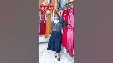 MÃ DP433 -- đen và xanh đen | gọi DT ZALO 0766,522,104 | Váy Đầm Trung Niên