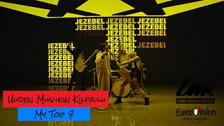 Eurovision 2022 Umk Uuden Musiikin Kilpailu 2022 - Top 7