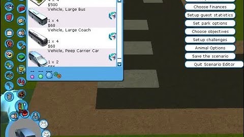 RCT3 - Paradise Island - Part 1 - Parking Lot/Tram station and path