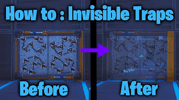 Fortnite Creative - How To Make Invisible/Transparent/Fake Traps (Tutorial/Method)