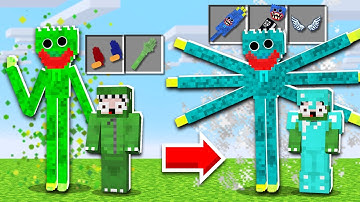 Minecraft Bedwars, Nhưng Sở Hữu Huggy Wuggy Hacker Nhận Được Siêu Vũ Khí Pro Troll Noob Team