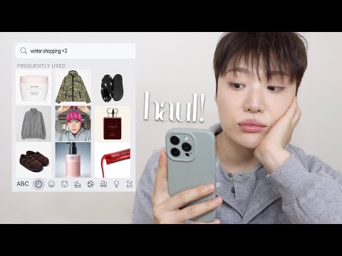 EN) 다 예쁜데 어쩌지? 제철맞은 겨울 쇼핑🛍 (마시는 두바이 초코. 폭닥 겨울 바지. 바닐라 향기템. 초콜릿 패딩 슈즈. 컨디션 부스터. 르 라보맛 섬유향수. 물광폭탄 루틴)
