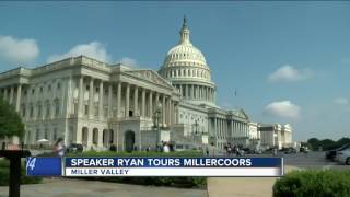 Speaker Ryan visits MillerCoors in Milwaukee